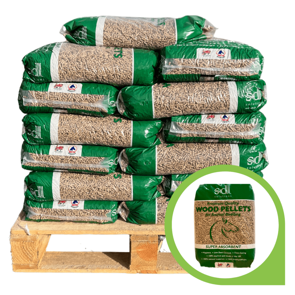 Wood Pellet Horse Bedding Half Pallet SDL Pellets   26 1024x1024 