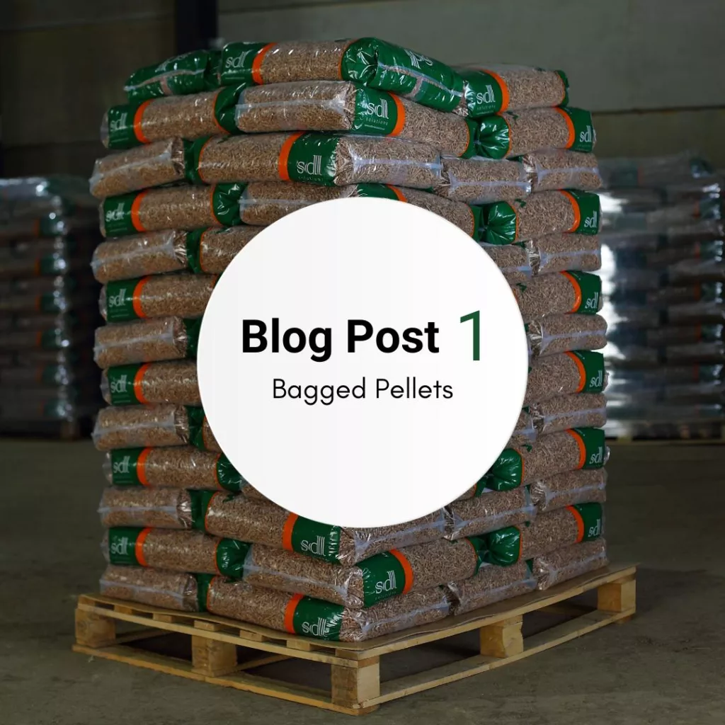 Bagged wood Pellets