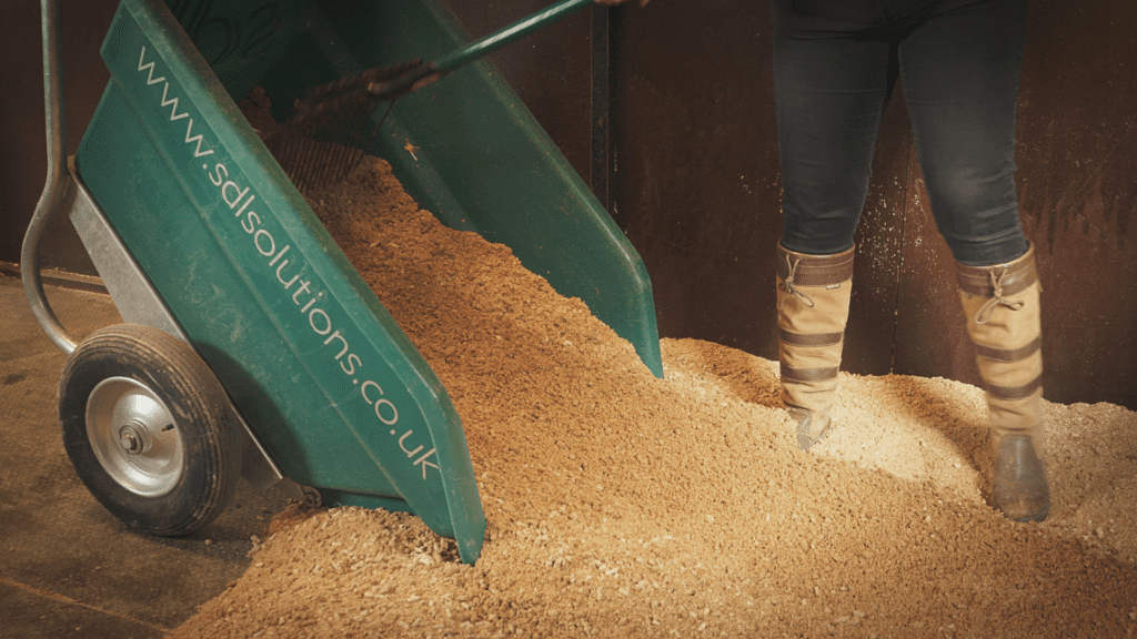 Wood Pellet Horse Bedding