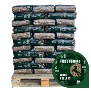 Wood Pellet Horse Bedding 3/4 Pallet 735kg.