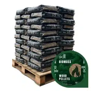 Biomass 3/4 Pallet, 750 kg wood pellets.