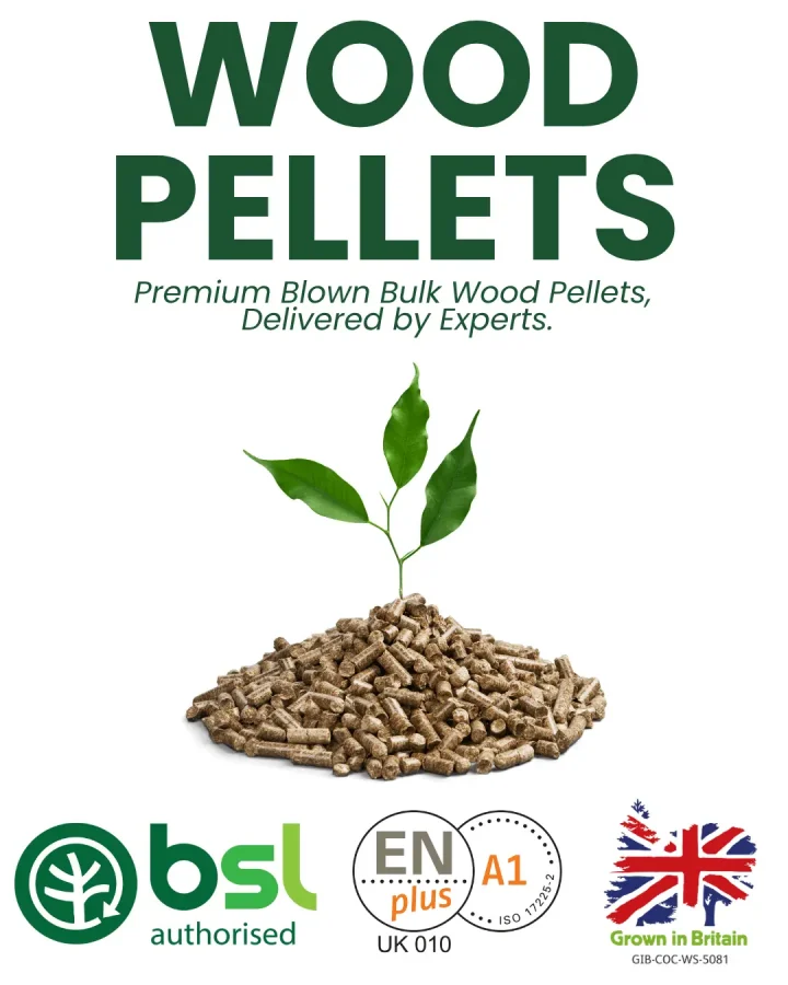 wood pellets bagged and blown wood pellet deliveries
